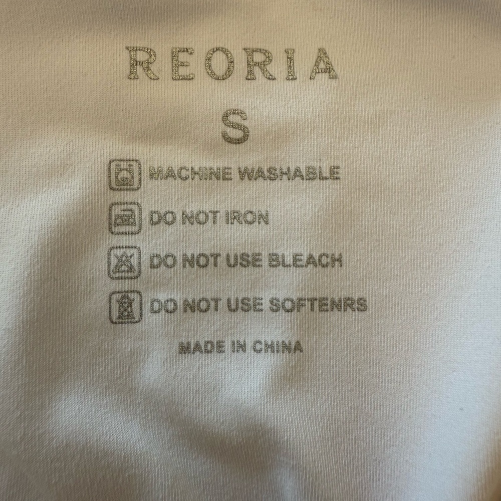 ReoRia White Lace Cropped Tank S - Picture 2 of 4
